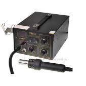 Термоповітряна паяльна станція 2/1 фен+паяльник YIHUA (DIOLUT) 852D+