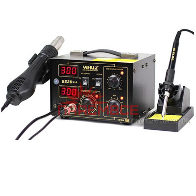 Термоповітряна паяльна станція 2/1 фен+паяльник YIHUA 852D++ (852D+FAN)