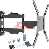 Крепление (кронштейн) LTC LXLCD115 26"-60" для телевизора, монитора TВ LED LCD OLED ПЛАЗМА настенное наклонно-поворотное регулируемое VESA 75x75~400x400 мм 30 кг