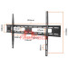 Fastening (bracket) LTC LXLCD97 42"-100" for television, monitor TV LED LCD OLED PLASMA wall fixed VESA 50x50~900x600 mm 80 kg