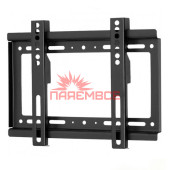 Крепление (кронштейн) V-STAR 5066 (V-1) 14"-42" для телевизора, монитора TВ LED LCD OLED ПЛАЗМА настенное фиксированное VESA 75x75~200x200 мм 25 кг