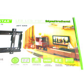 Крепление (кронштейн) V-STAR 5066 (V-1) 14"-42" для телевизора, монитора TВ LED LCD OLED ПЛАЗМА настенное фиксированное VESA 75x75~200x200 мм 25 кг