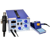 Термоповітряна паяльна станція 2/1 YIHUA (DIOLUT) 872D+ фен (термофен/паяльний фен) 24л/хв. компресор