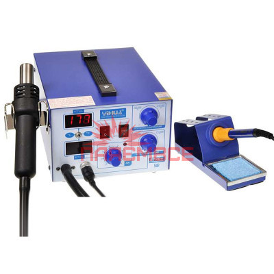 Термоповітряна паяльна станція 2/1 YIHUA (DIOLUT) 872D+ фен (термофен/паяльний фен) 24л/хв. компресор