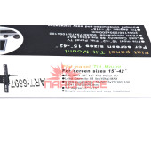 Крепление (кронштейн) V-STAR 6897 (HT-001) 15"-42" для телевизора, монитора TВ LED LCD OLED ПЛАЗМА настенное наклонное VESA 50x50~200x200 мм 40 кг