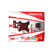 Крепление (кронштейн) GREELITE 4740 (CP302S) 14"-42" для телевизора, монитора TВ LED LCD OLED ПЛАЗМА настенное наклонно-поворотное регулируемое VESA 50x50~200x200 мм 35 кг