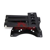 Кріплення (кронштейн) HOME DESIGN 6896 (HDL-117B-2) 14"-55" для телевізора, монітора ТБ LED LCD OLED ПЛАЗМА настінне похило-поворотне регульоване VESA 50x50~400x400 мм 50 кг