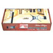 Кріплення (кронштейн) HOME DESIGN 6896 (HDL-117B-2) 14"-55" для телевізора, монітора ТБ LED LCD OLED ПЛАЗМА настінне похило-поворотне регульоване VESA 50x50~400x400 мм 50 кг