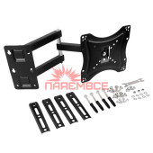 Кріплення (кронштейн) HOME DESIGN 6896 (HDL-117B-2) 14"-55" для телевізора, монітора ТБ LED LCD OLED ПЛАЗМА настінне похило-поворотне регульоване VESA 50x50~400x400 мм 50 кг