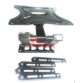 Кріплення (кронштейн) HOME DESIGN 6896 (HDL-117B-2) 14"-55" для телевізора, монітора ТБ LED LCD OLED ПЛАЗМА настінне похило-поворотне регульоване VESA 50x50~400x400 мм 50 кг