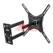 Кріплення (кронштейн) HOME DESIGN 6896 (HDL-117B-2) 14"-55" для телевізора, монітора ТБ LED LCD OLED ПЛАЗМА настінне похило-поворотне регульоване VESA 50x50~400x400 мм 50 кг