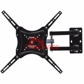 Кріплення (кронштейн) HOME DESIGN 6896 (HDL-117B-2) 14"-55" для телевізора, монітора ТБ LED LCD OLED ПЛАЗМА настінне похило-поворотне регульоване VESA 50x50~400x400 мм 50 кг