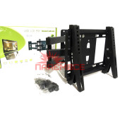 Крепление (кронштейн) V-STAR 5068 (V-201) 14"-40" для телевизора, монитора TВ LED LCD OLED ПЛАЗМА настенное наклонно-поворотное регулируемое VESA 50x50~250x210 мм 25 кг