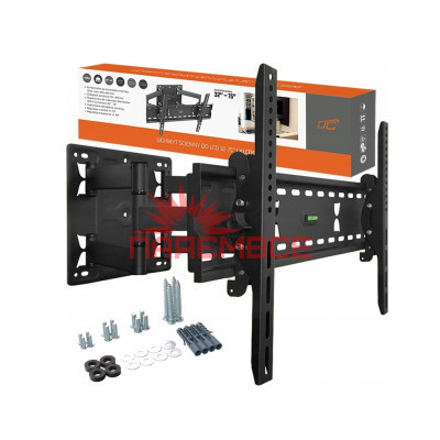 Fastening (bracket) LTC LXLCD96 32"-75" for television, monitor TV LED LCD OLED PLASMA wall inclined-rotary adjustable VESA 50x50~600x400 mm 40 kg