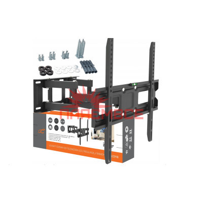 Кріплення (кронштейн) LTC LXLCD118 23"-65" для телевізора, монітора ТБ LED LCD OLED ПЛАЗМА настінне похило-поворотне регульоване VESA 50x50~400x400 мм 35 кг