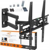 Крепление (кронштейн) LTC LXLCD163 23"-32" для телевизора, монитора TВ LED LCD OLED ПЛАЗМА настенное наклонно-поворотное регулируемое VESA 75x75~400x400 мм 15 кг