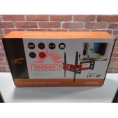 Крепление (кронштейн) LTC LXLCD95 14"-47" для телевизора, монитора TВ LED LCD OLED ПЛАЗМА настенное наклонно-поворотное регулируемое VESA 50x50~400x300 мм 35 кг