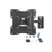 Крепление (кронштейн) LTC LXLCD106 17"-43" для телевизора, монитора TВ LED LCD OLED ПЛАЗМА настенное наклонно-поворотное регулируемое VESA 75x75~200x200 мм 25 кг