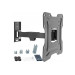Кріплення (кронштейн) LTC LXLCD106 17"-43" для телевізора, монітора ТБ LED LCD OLED ПЛАЗМА настінне похило-поворотне регульоване VESA 75x75~200x200 мм 25 кг