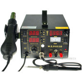 Термоповітряна паяльна станція 3/1 W. E. P 853D фен+паяльник+лабораторний блок живлення