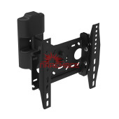 Кріплення (кронштейн) КВАДО К-132 15"-43" для телевізора, монітора ТБ LED LCD OLED ПЛАЗМА настінне похило-поворотне регульоване VESA 50x50~200x200 мм 30 кг