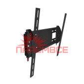 Крепление (кронштейн) КВАДО К-51 30"-65" для телевизора, монитора TВ LED LCD OLED ПЛАЗМА настенное наклонное VESA 100x100~400x400 мм 45 кг