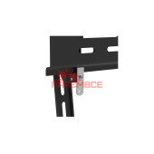 Крепление (кронштейн) КВАДО К-51 30"-65" для телевизора, монитора TВ LED LCD OLED ПЛАЗМА настенное наклонное VESA 100x100~400x400 мм 45 кг