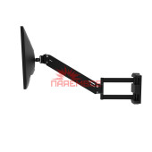 Кріплення (кронштейн) КВАДО К-123 14"-23" для телевізора, монітора ТБ LED LCD OLED ПЛАЗМА настінне похило-поворотне VESA 50x50~100x100 мм 7 кг