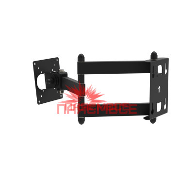 Крепление (кронштейн) КВАДО К-322 17"-32" для телевизора, монитора TВ LED LCD OLED ПЛАЗМА настенное наклонно-поворотное регулируемое VESA 50x50~200x200 мм 15 кг