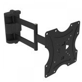 Крепление (кронштейн) КВАДО К-42 15"-43" для телевизора, монитора TВ LED LCD OLED ПЛАЗМА настенное наклонно-поворотное регулируемое VESA 50x50~200x200 мм 45 кг