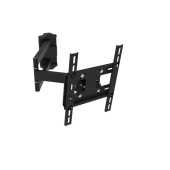 Крепление (кронштейн) КВАДО К-243 32"-55" для телевизора, монитора TВ LED LCD OLED ПЛАЗМА настенное наклонно-поворотное регулируемое VESA 50x50~200x200 мм 30 кг