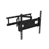 Крепление (кронштейн) КВАДО К-53Н 32"-55" для телевизора, монитора TВ LED LCD OLED ПЛАЗМА настенное наклонно-поворотное регулируемое VESA 50x50~200x200 мм 30 кг