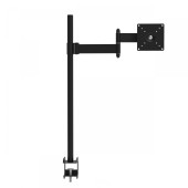 Крепление (кронштейн) КВАДО К-102 14"-23" для телевизора, монитора TВ LED LCD OLED ПЛАЗМА потолочное наклонно-поворотное регулируемое VESA 75~600/400 мм 25 кг