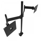 Крепление (кронштейн) КВАДО К-103 14"-23" для телевизора, монитора TВ LED LCD OLED ПЛАЗМА потолочное наклонно-поворотное регулируемое VESA 75~600/400 мм 25 кг