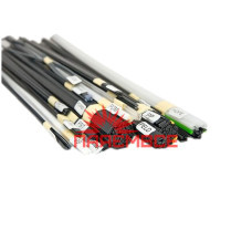 100 грам mix PP/EPDM/T15 чорний. Прутки (електроди) (стержні) PP/EPDM/T15 (PP/EPDM+T15) (PP/EPDM-T15) (ПП/ЕПДМ/Т15) (з Тальком 15%) для паяння/зварювання/ремонту пластику (пластмас) Авто Мото