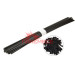 2 штуки mix PP/EPDM/TD10 чорний. Прутки (електроди) (стержні) PP/EPDM/TD10 (PP/EPDM+TD10) (PP/EPDM-TD10) (ПП/ЕПДМ/ТД10) (з Тальком і Дієном 10%) для паяння/зварювання/ремонту пластику (пластмас) Авто Мото