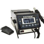 Термоповітряна паяльна станція 2/1 фен + вакуумне захоплення W. E. P 993D+