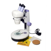 Мікроскоп бінокулярний стереоскопічний LEVENHUK 5ST 2х/4х //10х 160mm LED