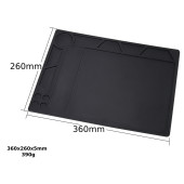 Термостійкий захисний силіконовий коврик для пайки 36см/26см ESDSafe