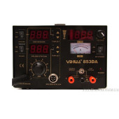 Термоповітряна паяльна станція 3/1 YIHUA 853DA фен+паяльник+лабораторний блок живлення