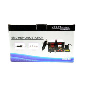 Термоповітряна паяльна станція 3/1 KRAFT&DELE 853DA (KD856) фен+паяльник+лабораторний блок живлення