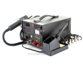 Термоповітряна паяльна станція 3/1 KRAFT&DELE 853DA (KD856) фен+паяльник+лабораторний блок живлення