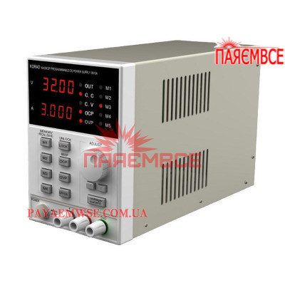 Лабораторний блок живлення KORAD KD6003D 0-60V/0-3A +5хПрограмування