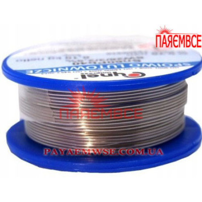 Припій CYNEL з флюсом 1.00 мм/100г SN60PB40 SW26/3/2.5% (Оригінал)