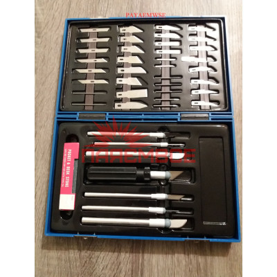 Набір професійних універсальних скальпелів VELLEMAN VTK6N 50 ШТ + КЕЙС