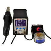 Термоповітряна паяльна станція 2/1 W. E. P 995D+ фен (термофен/паяльний фен) 120л/хв турбіни