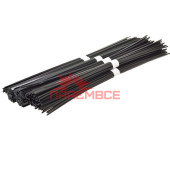 1 kilogram triangle PP/GF15 black. Binders (electrodes) (rods) PP/GF15 (PP+GF15) (PP-GF15) (Polypropylene with Fiberglass 15%) for soldering/welding/repair of plastic (plastics) Auto Moto