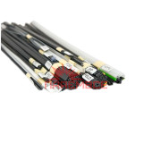 1 kilogram triangle PP/GF50 black. Binders (electrodes) (rods) PP/GF50 (PP+GF50) (PP-GF50) (Polypropylene with Fiberglass 50%) for soldering/welding/repair of plastic (plastics) Auto Moto