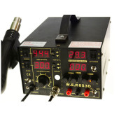 Термоповітряна паяльна станція 3/1 W. E. P 853D5A фен+паяльник+лабораторний блок живлення