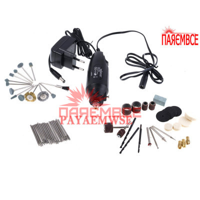 Міні дриль гравер мініатюрна дриль VELLEMAN VTHD02 +62 Насадки +Кейс